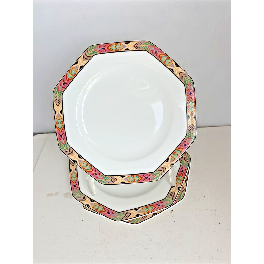 3  Villeroy & Boch Cheyenne Dessert / bread & Butter plates 6"  Heinrich Germany